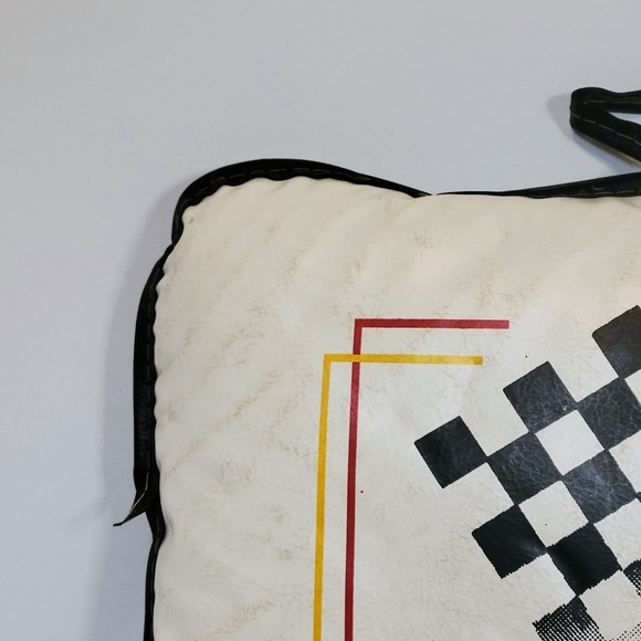 VTG NASCAR Winston Cup Series Vinyl Seat Cushion With Handle Rare. - Picture 4 of 10